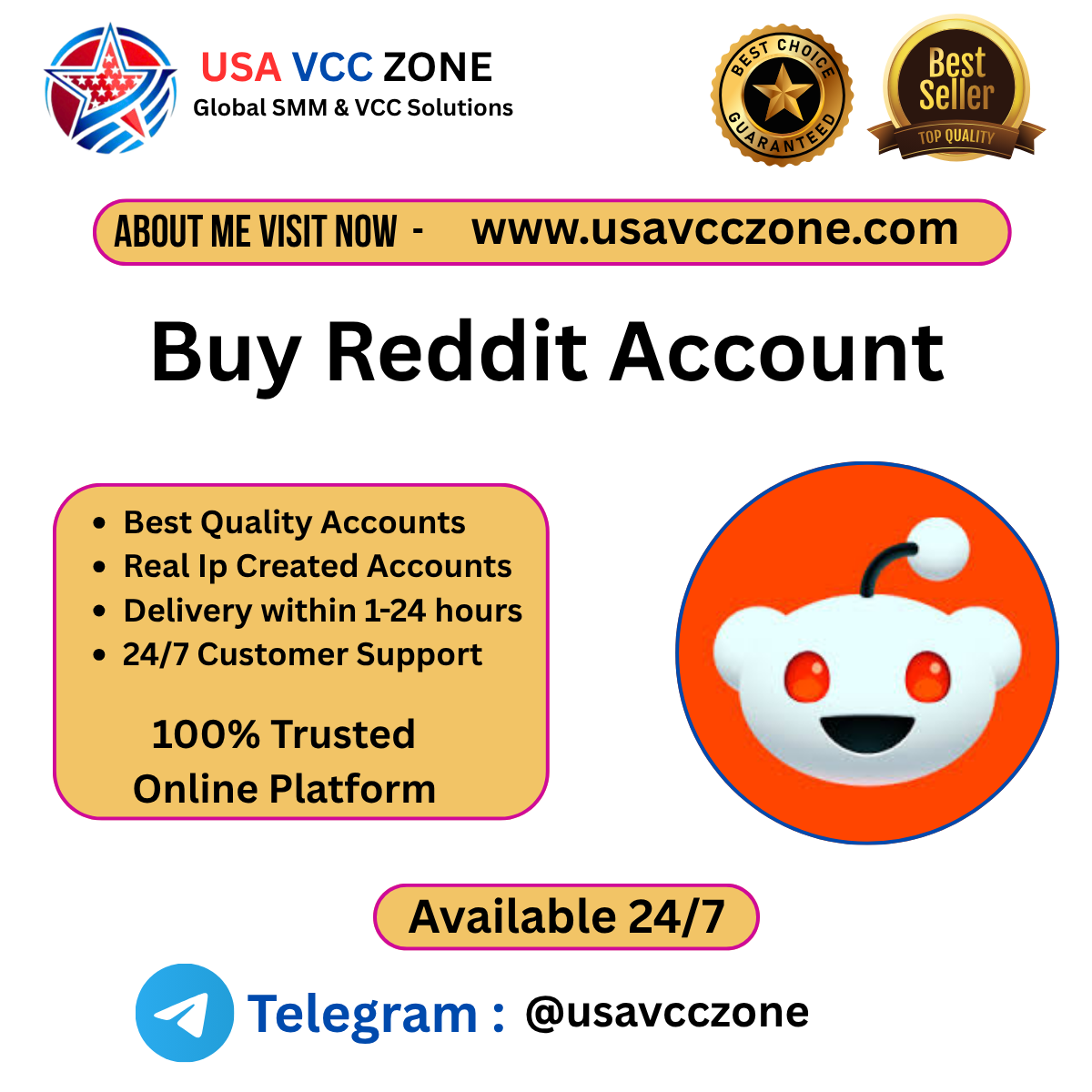 Buy Reddit Account - Strong karma & engagement