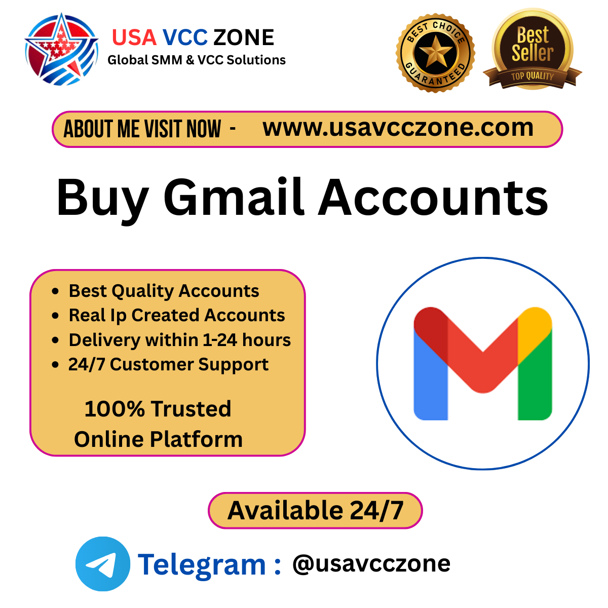 Buy Gmail Accounts - Verified, Aged & Ready to Use